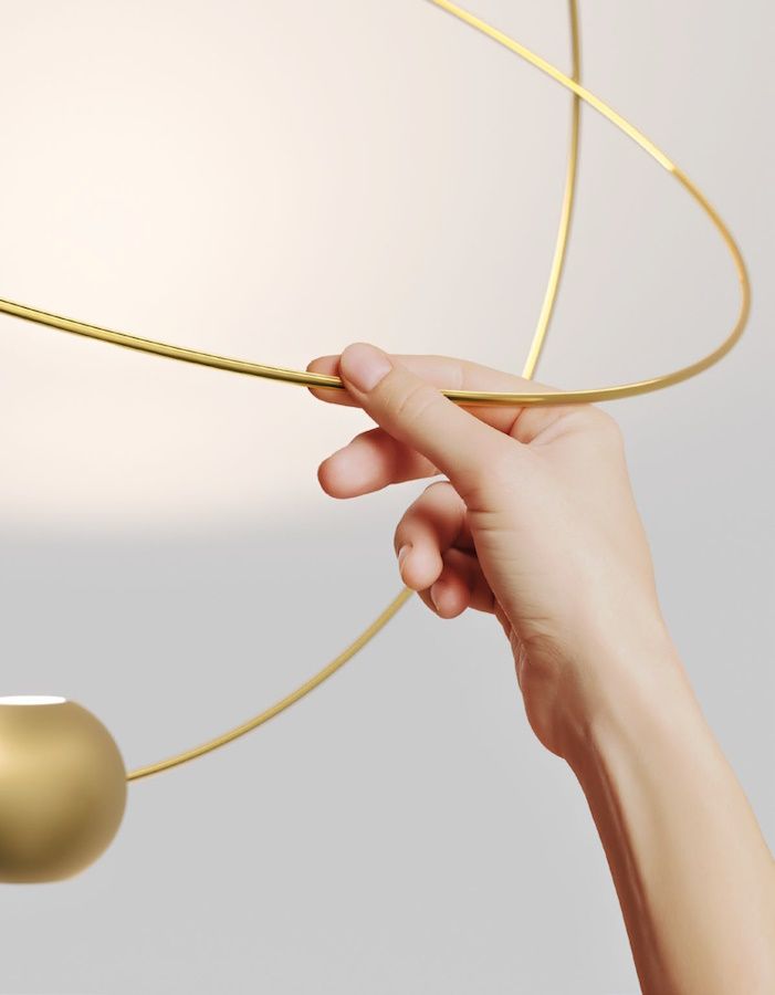 Suspension LED ELARA - Design géométrique inspiré de l'astronomie par Nika Zupanc_2