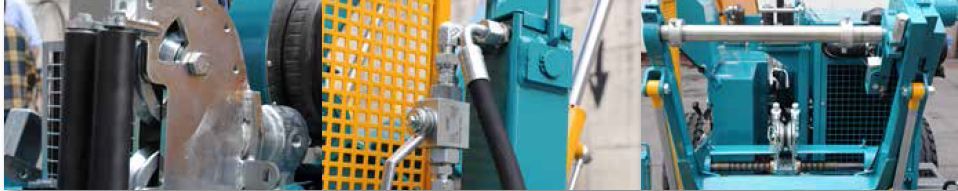 Treuil hydraulique VM 6000 DC - Volta - pour pose de câbles souterrains et lignes aériennes - tirage max. 6500 daN_2