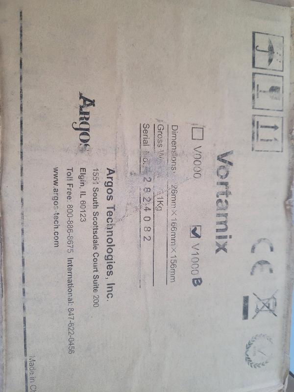 VortaMix Mini Vortexer bleu V1000 Argos Technologies_2