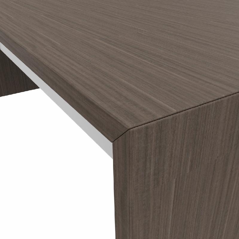 Bureau d'angle T45 avec caisson - Quadrifoglio. - 220, Gauche, Eucalyptus_2