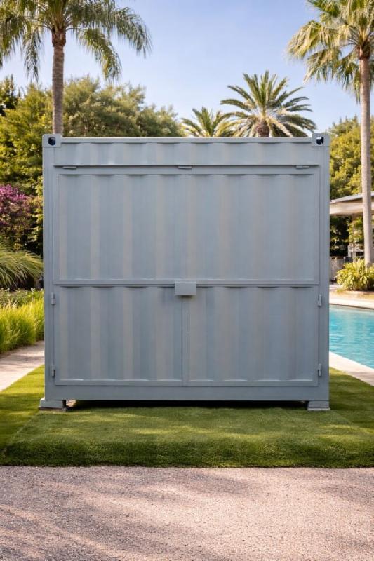 Cuisine d'été compacte en container maritime aménagé - 100% personnalisable - sans permis ni déclaration_2