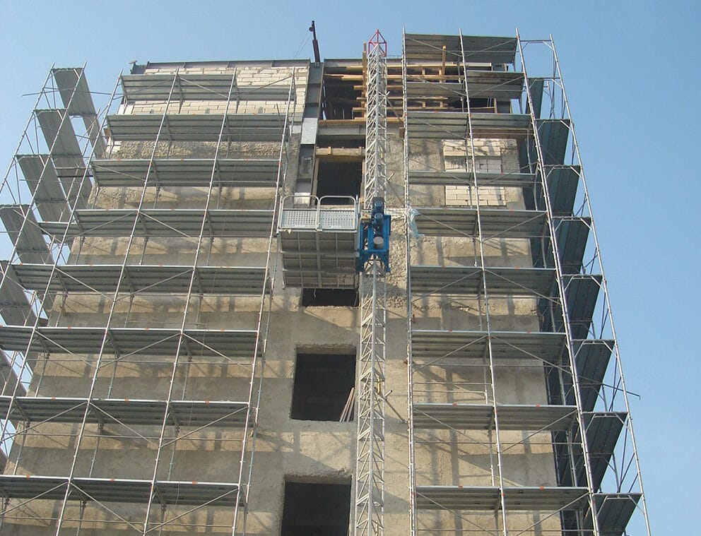 Monte-matériaux  avec une capacité de charge 1000 kg pour plaques de plâtre - MC 1000_2