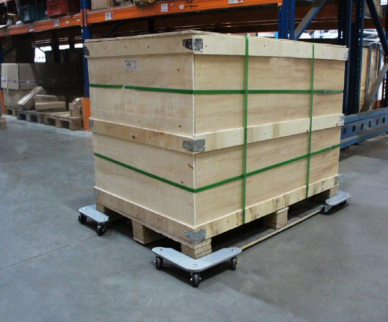 4 coins roulants métal + valise aluminium - 150kg/coin max_2