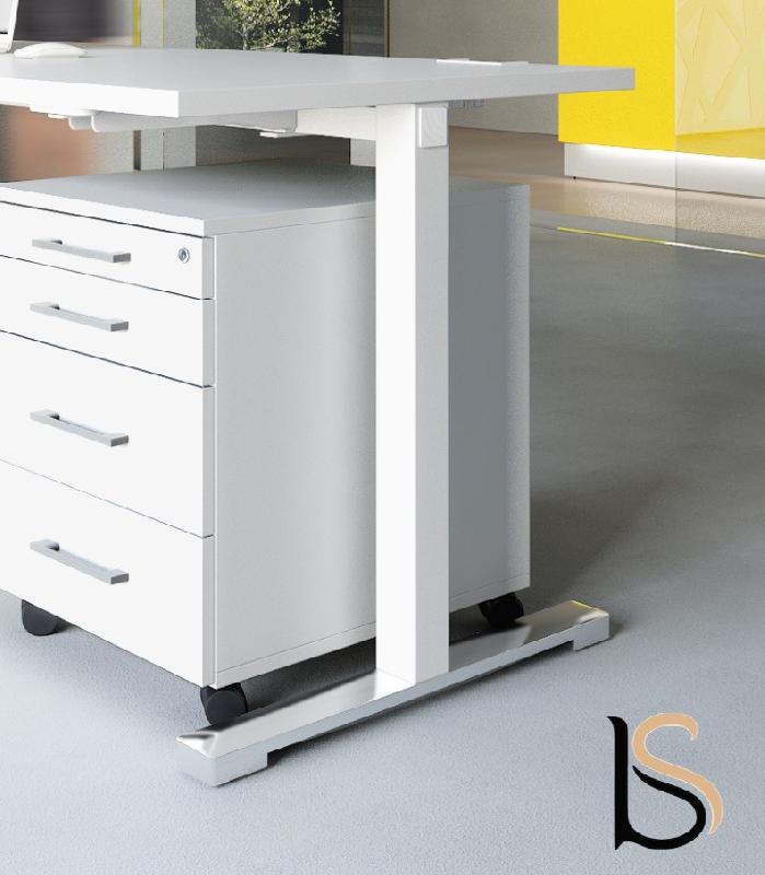 Bureau individuel Yan - MDD - Blanc 9010, 120, Anthracite_2