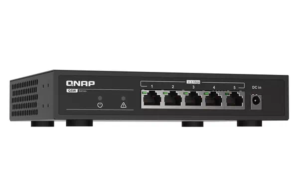 QNAP QSW-1105-5T commutateur réseau Non-géré Gigabit Ethernet (10/100/1000) Noir_2