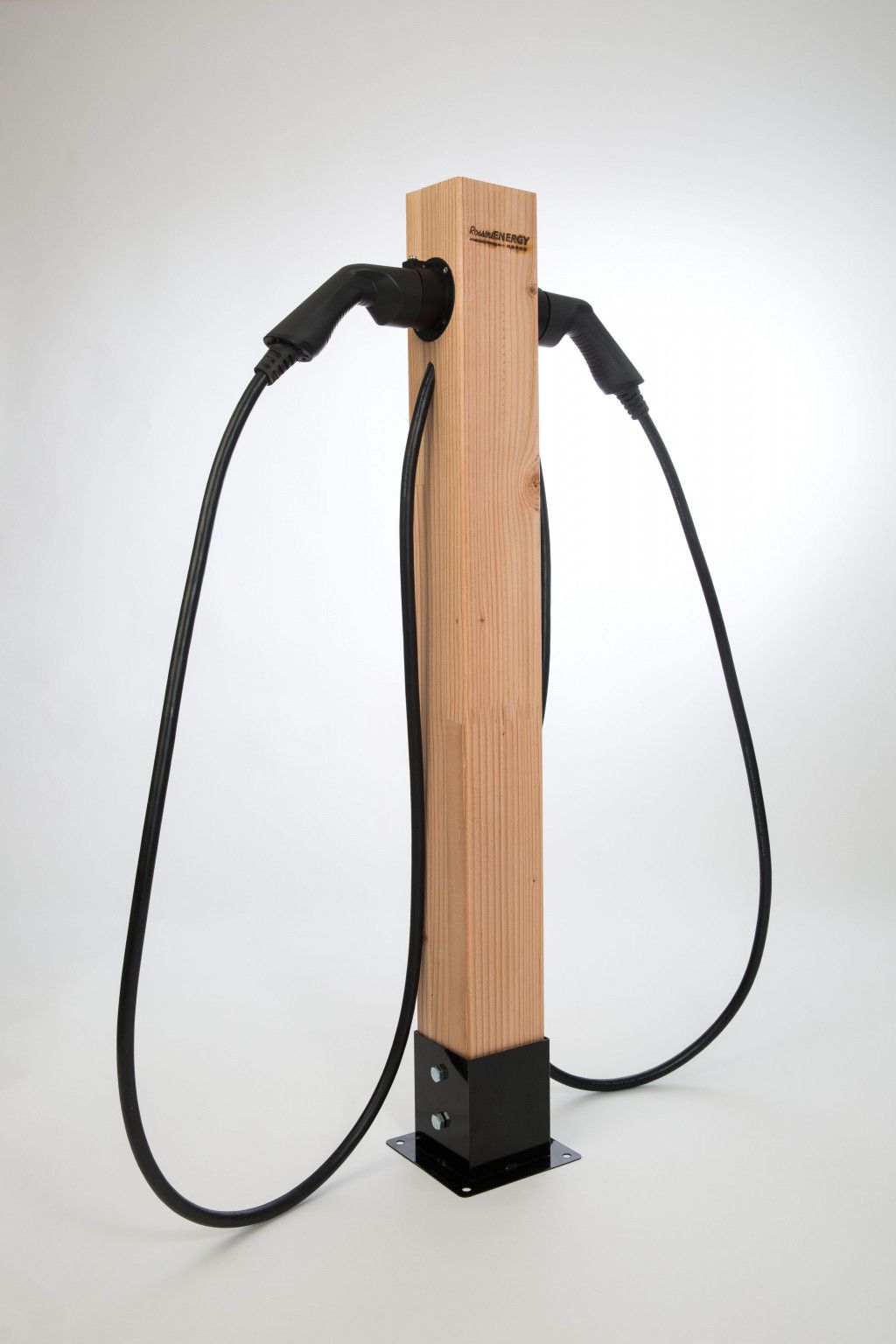 Borne de recharge pour voiture électrique en bois  - Puissance 7kW / 11kW / 22kW_0