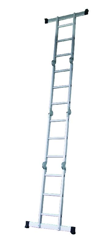 Échelle transformable multi-positions Centaure - Aluminium, plateforme 4x3, articulations automatiques, charge 150 kg_2