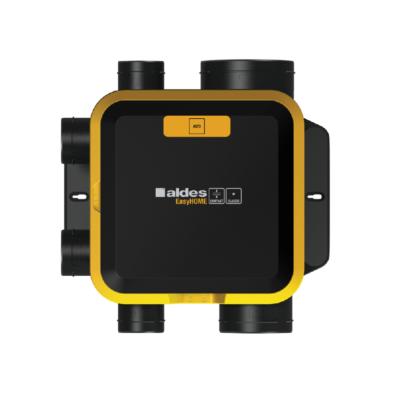 Kit VMC simple flux autoréglable EasyHOME AUTO COMPACT + 3 grilles ColorLINE - Aldes - 11026036_2