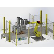 Palettiseurs et dépalettiseurs - Sidel - gestion de fûts vides ou pleins jusqu'à 90kg avec système de vision performant_0