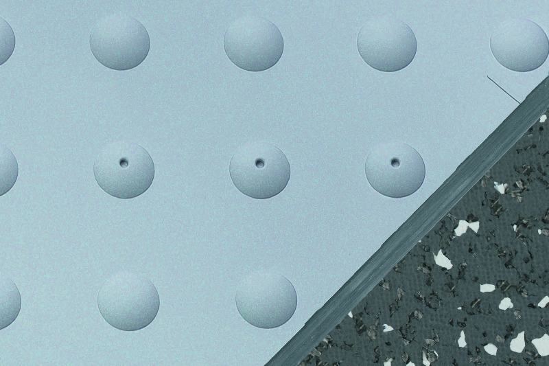Dalles podotactiles en PVC 'Alertile' - système d'éveil tactile et visuel - Marque Romus_2