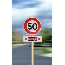 Panneau lumineux bi-flash B14 avec radar pédagogique et écran d'affichage_2