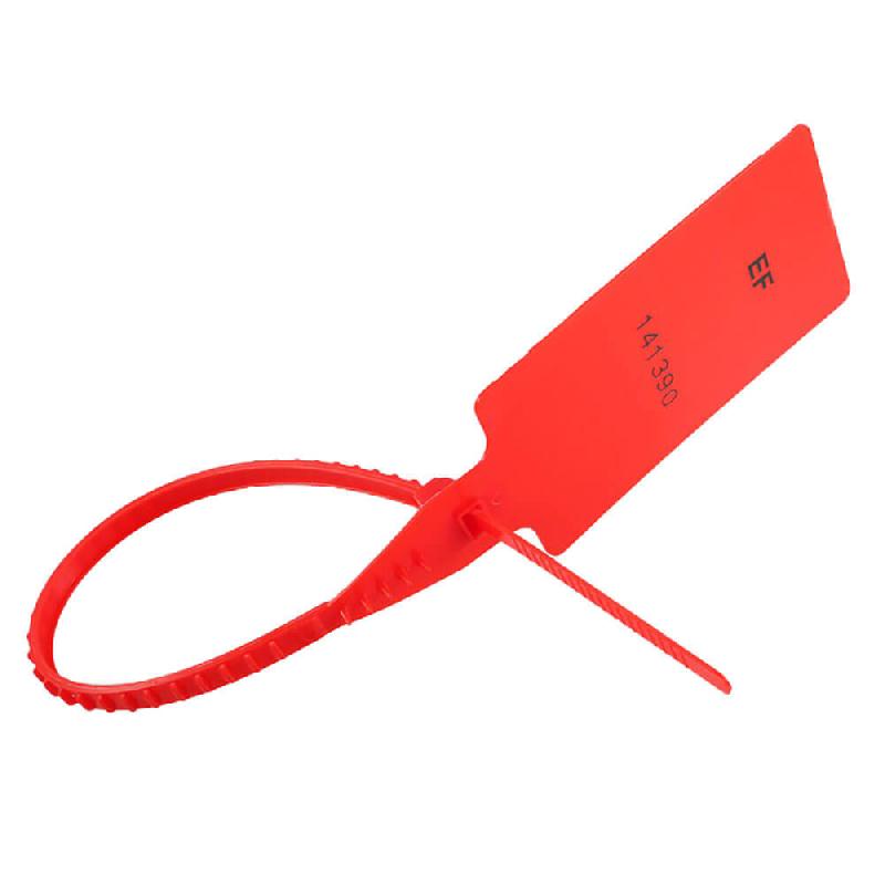 Scellé à grande platine - PP - Longueur 350 mm - Tige 7.3 mm - Rouge_2