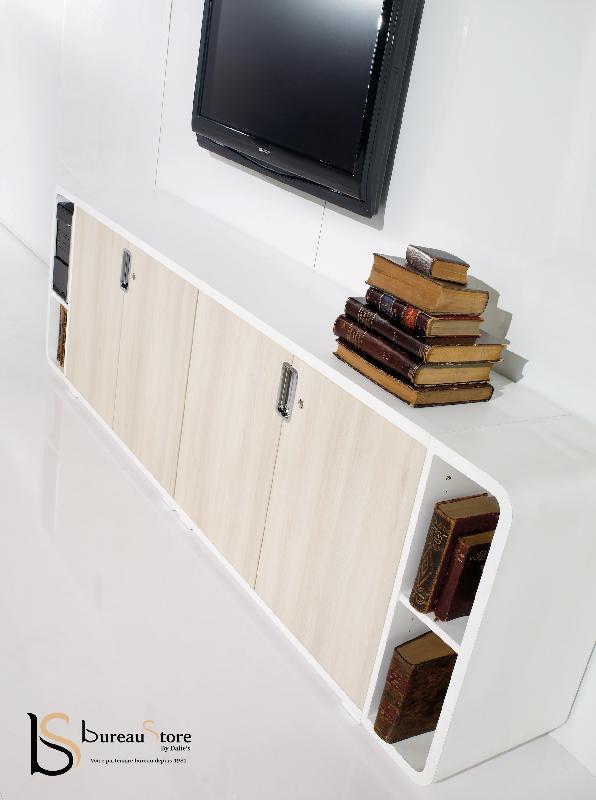 Armoire basse série Open - Mobel Linea - Blanc_2