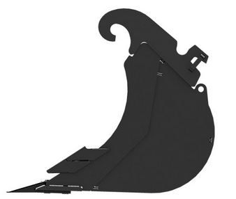 Godet d'excavation-mini-pelle - caterpillar finance france - 400 mm (16 in) - poids 107 kg_2