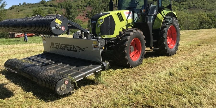Igm4+ cr - andaineur à tapis - idass sa - grand ø de ramasseur à cames, dents droites, pas besoin de coller au sol, ramasser sans prendre les pierres_2