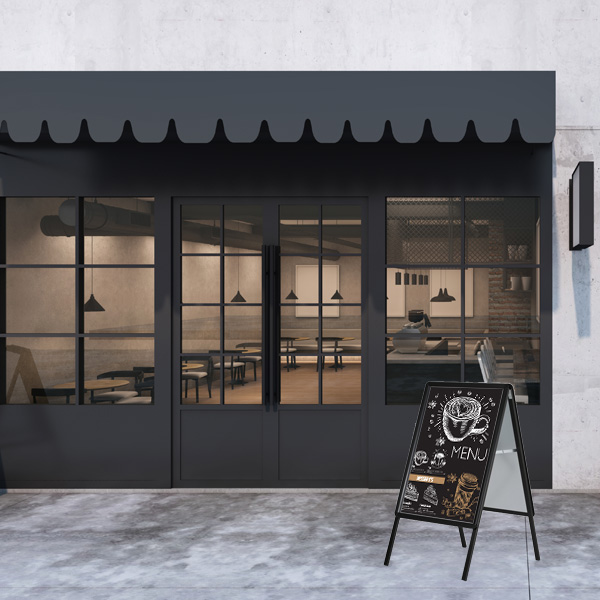 Chevalet de trottoir Cadro-Clic® A0 / 118,8 x 84 cm Réf : 215350_2