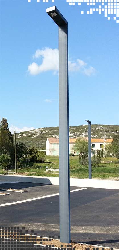 Lampadaire urbain cubica / led_0