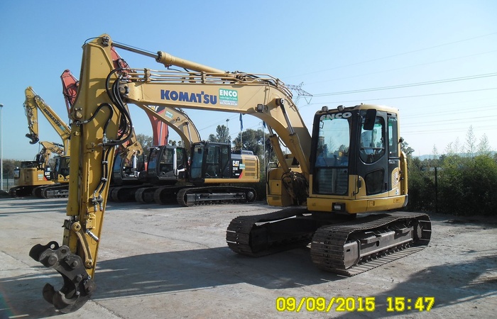 Pelles sur chenilles komatsu pc138 us - 14 t._2