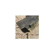 Rampe pour trottoir - ensemble en caoutchouc recyclé - 500 x 300 x 100 mm - passage de câble 20 mm_2