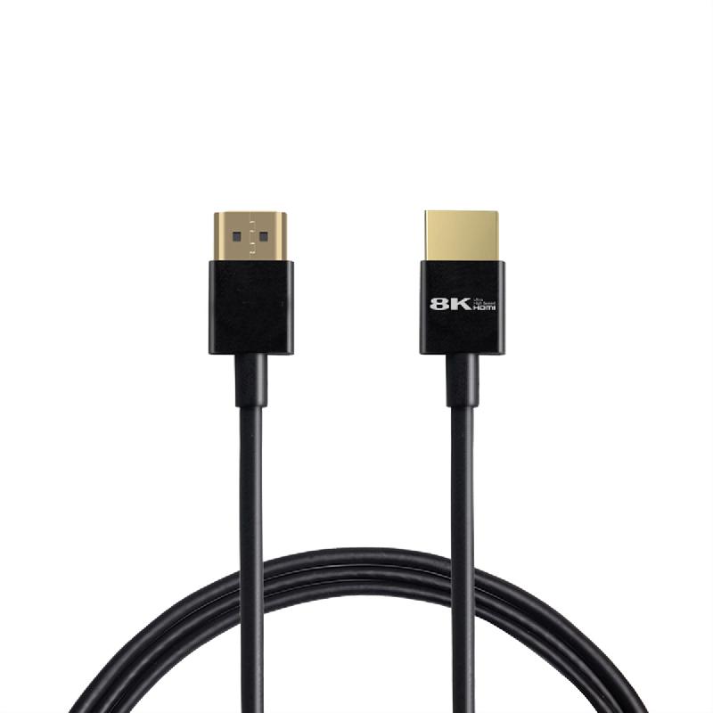 ROLINE Câble HDMI Ultra HD 8K avec Ethernet, Slim, M/M, noir, 2 m_2