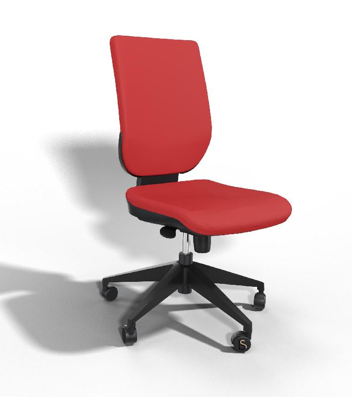 Siège de bureau Tertio  avec translation d'assise - Sokoa - Rouge, Non_2