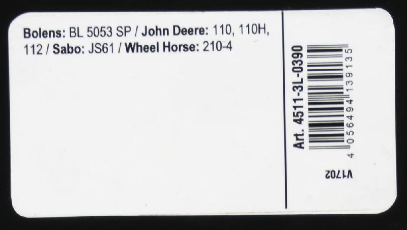 Courroie trapézoïdale X-Grip V - type 3L390_2