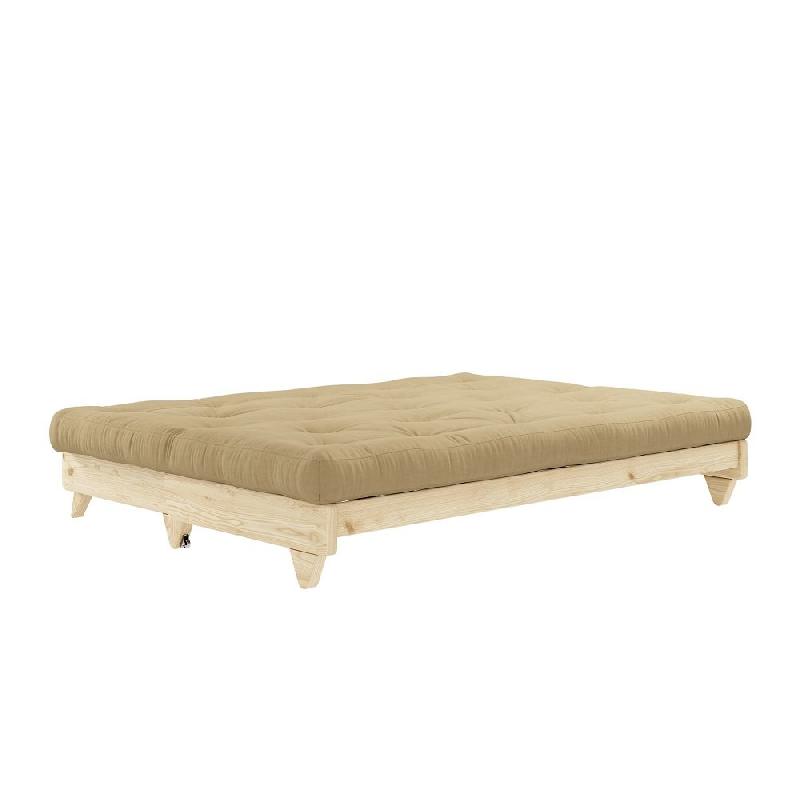 Banquette convertible FRESH en pin massif - Coloris beige blé - Couchage 140 x 200 cm - Marque KARUP_2