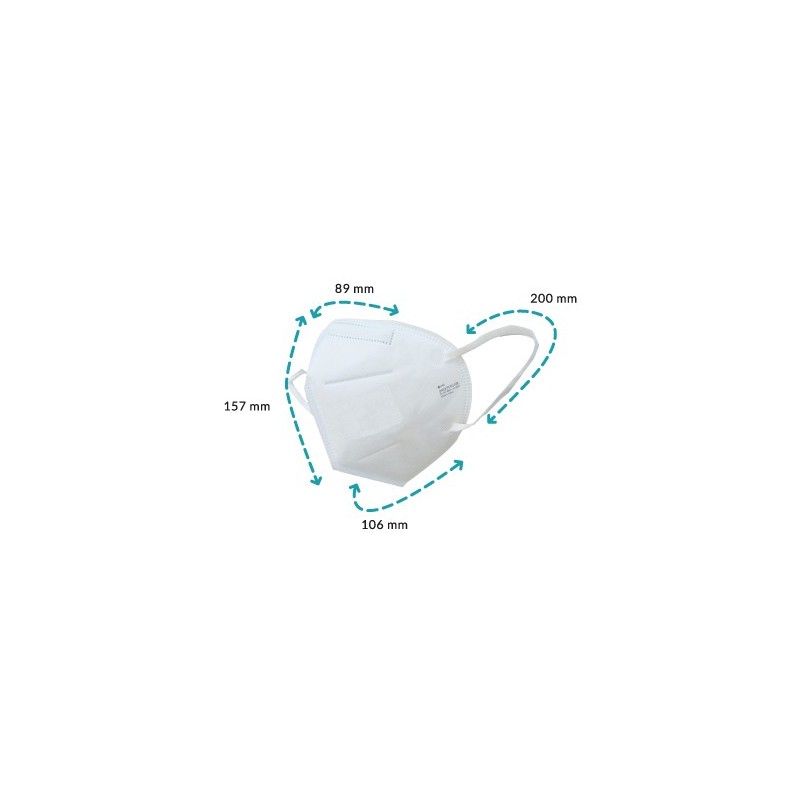 P9196 - Masque FFP2 Drivecase - Made in France - BFE > 98% - Norme EN 149:2001_2