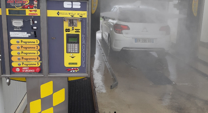 Système de lavage haute pression avec récupération et filtration écologique