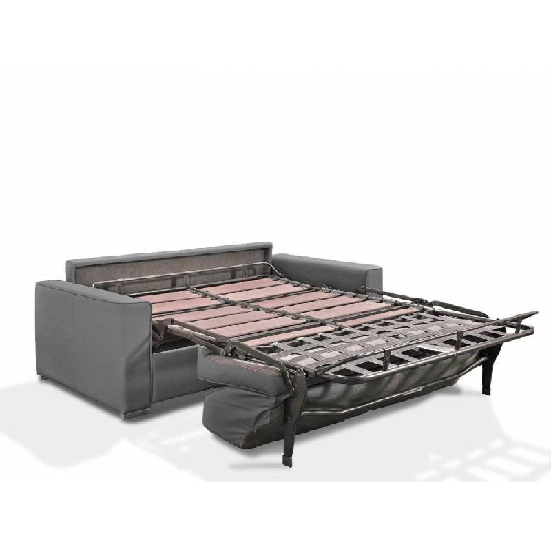 Canapé convertible express Premium 120 cm - Sommier à lattes Renatonisi - Matelas Bultex polyuréthane graphite_2