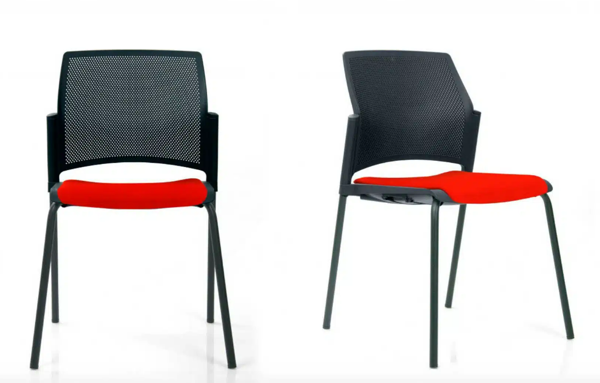 Chaise empilable moderne et fonctionnelle pour espaces professionnels_2