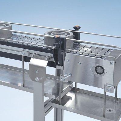 Convoyeur à chaînes charnières modulaire et robuste SBF-P 2254 - MK Technology Group - transport complexe 3D, acier, largeurs 100-205 mm_2