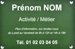 Plaque d'entreprise en aluminium - Résistante, premium et moderne - Épaisseur 1.5mm_2