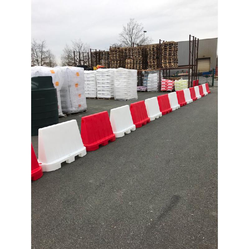 Séparateur de voie lestable et empilable - lot de 22 - polyéthylène haute densité - 80 cm - Plast'Up Rotomoulage_2
