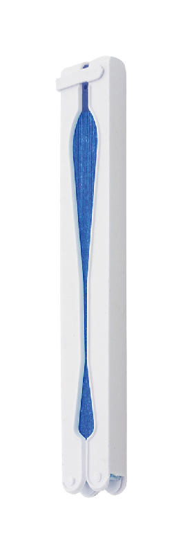 Éventail en plastique - Couleur bleue - 13 g_2