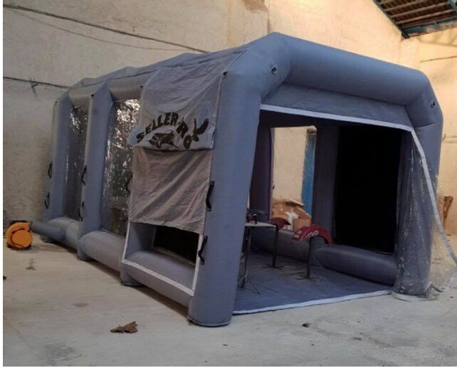 Cabine de peinture gonflable SellerPro Oxford 1 - Dimensions sur-mesure, parois transparentes et système de surpression_2