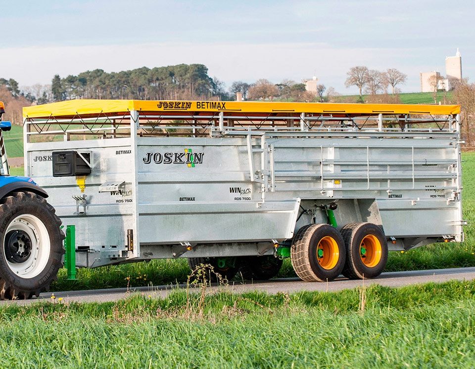 Betimax RDS - Remorque bétaillère Joskin - Longueur 5000 mm - Système ras-du-sol - Caisse peinte ou galvanisée_2