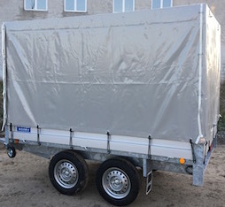 Remorque porte-engins double essieux - dimensions 253x152 cm - PTAC jusqu'à 2000 kg_2