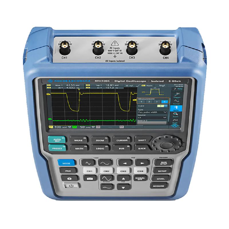 RTH1034 - Oscilloscope portable ScopeRider - 4 voies - 350 MHz - 10 bits - entrées flottantes - écran tactile 7'' - ROHDE_2