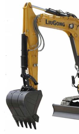 Mini-pelle à faible débattement arrière - Puissance nette 44kW - Liugong 9057 F ZTS_2