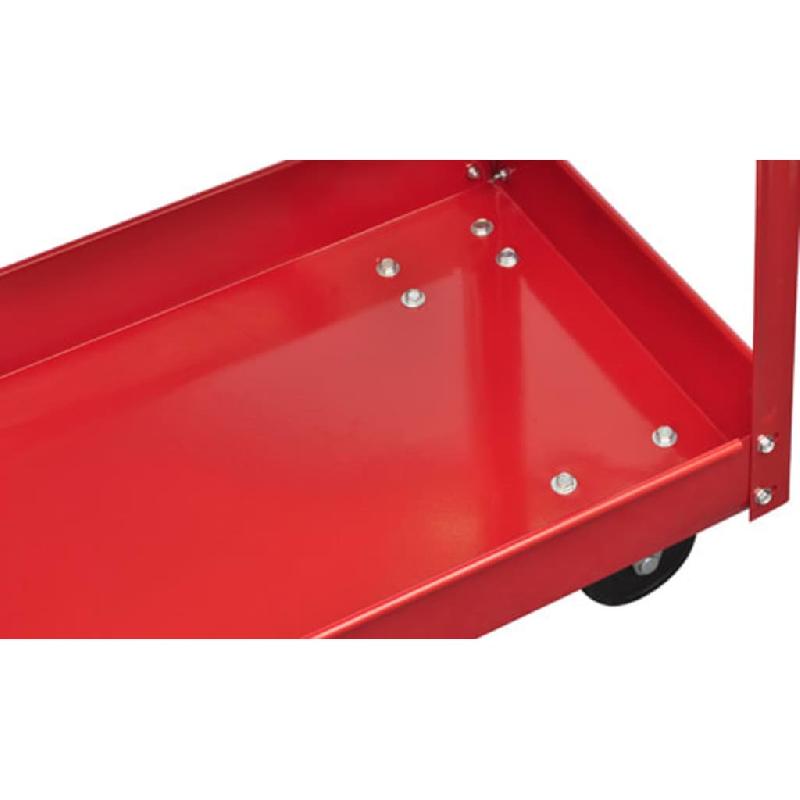 Vidaxl chariots à outils pour atelier 2 pcs 100 kg 2 étagères 140155_2