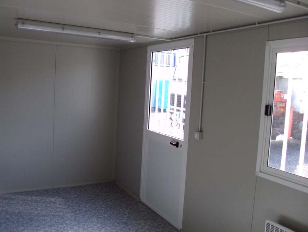 Bungalow démontable série confort - 5.14m x 2.40m - calorifugé avec structure acier galvanisé_2