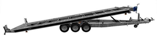 Remorque porte voiture-plateau - 5,00 X 2,06 M - 3500 KG - MARTZ GTKIPPBAR 480/3_2