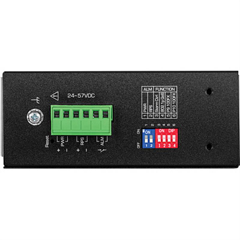 TRENDnet TI-PG102i Switch industriel Rail DIN Gigabit PoE+ L2 à 10 ports_2