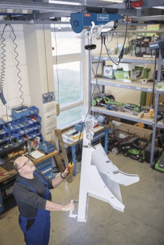 HRS800 - Palan électrique Scheppach - Charge maxi 400 kg à 800 kg avec poulie - Hauteur de levage 6 à 12 m_2