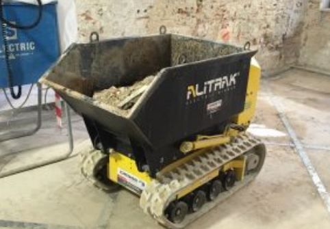 Mini-dumper sur chenille DCT-350P Alitrak - 600 kg - radiocommande, zéro émission et propulsion tout-terrain_2
