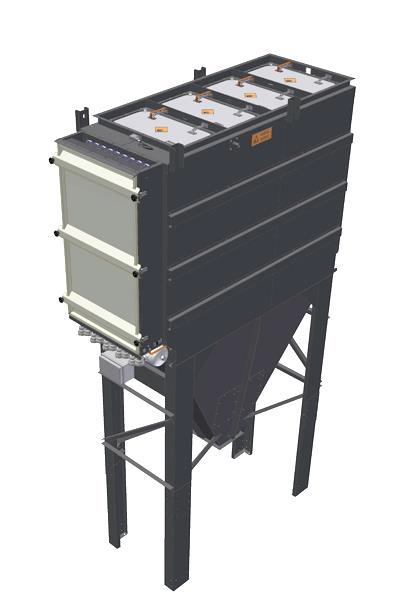 Dépoussiéreur à manches verticales ou à poches filtrantes horizontales - Separobois® M/ P_2