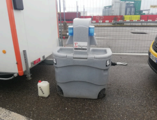 Station lave main autonome - Réservoir d'eau 75L eau fraîche et 176L eau usée - 630 nbr d'utilisations_2