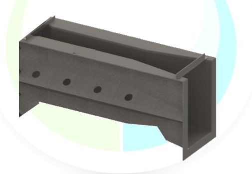 Aquaflow AQF300 - Canal venturi pour mesure de débit avec approche - Aqualabo - Débit 300 m3/h_2