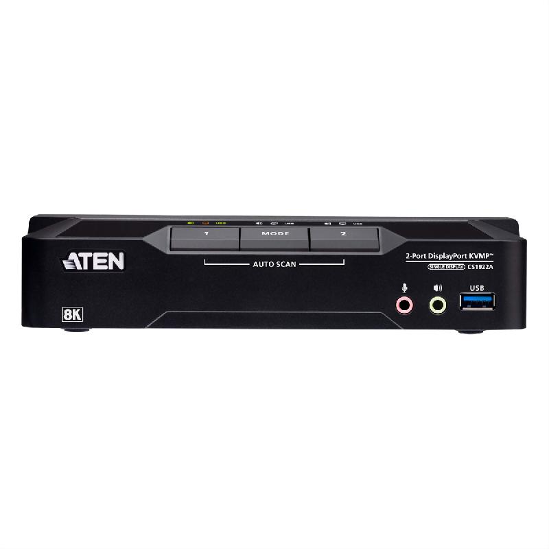 ATEN CS1922A Commutateur KVMP™ DisplayPort 8K USB 3.0 à 2 ports (câbles inclus)_2